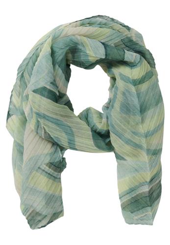 Sommerschal OS Weich fallend - Mint/Green