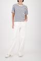 Gestreiftes T-Shirt 42 - Marine Ringel