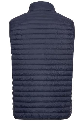 Quilted vest made from recycled polyamide