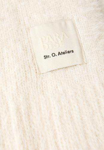 Langer Federgarn Schal One size - Lucid White