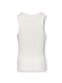KOGJILLY EMB WASHED TANK TOP JRS 146/152 Normal geschnitten - Cloud Dancer