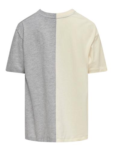 KOGLINDY OVERSIZE S/S UNI TOP BOX JRS 158/164 Locker geschnitten - Tofu
