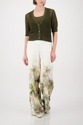 Strickjacke mit Ajour-Struktur