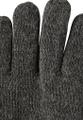 Melierte Strickhandschuhe mit warmen Futter Grau L
