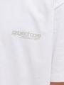JCOUNION BACK PRINT TEE SS CREW NE JNR 152 Locker geschnitten - Bright White