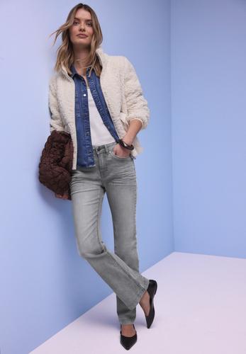 Bootcut Jeans 25/30 - Light Grey Washed