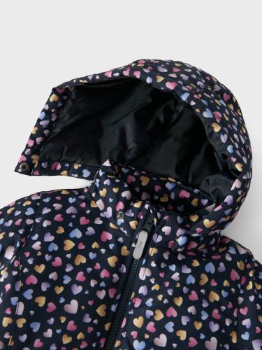 NMFMAXI JACKET AOP NOOS 92 - Dark Sapphire