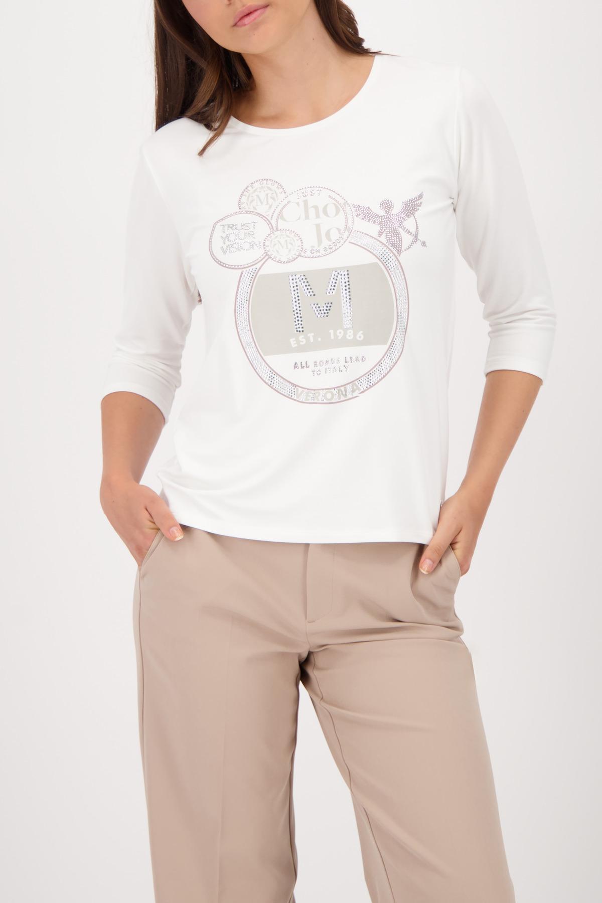 Shirt mit Schmuckemblem 40 - Off-white