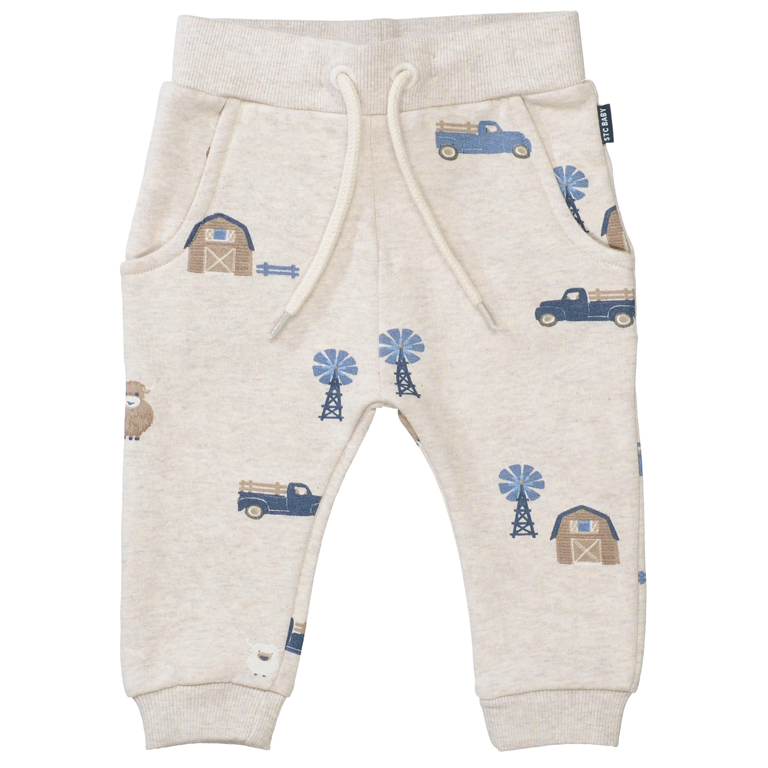 Kn.-Jogginghose 68 - Soft Sand Mel.aop