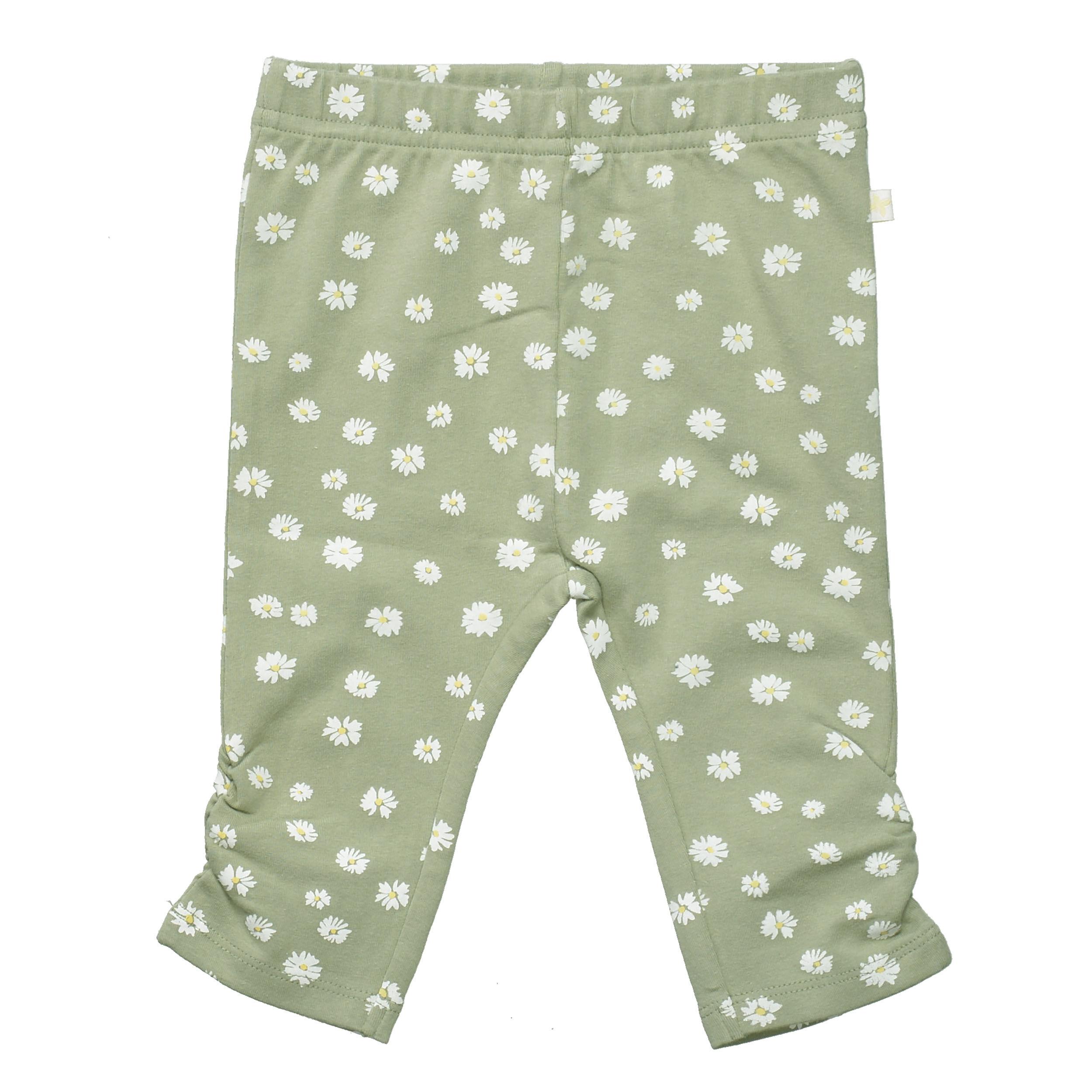 Capri-Leggings mit Margeriten-Print 74 bequem - Flower Aop