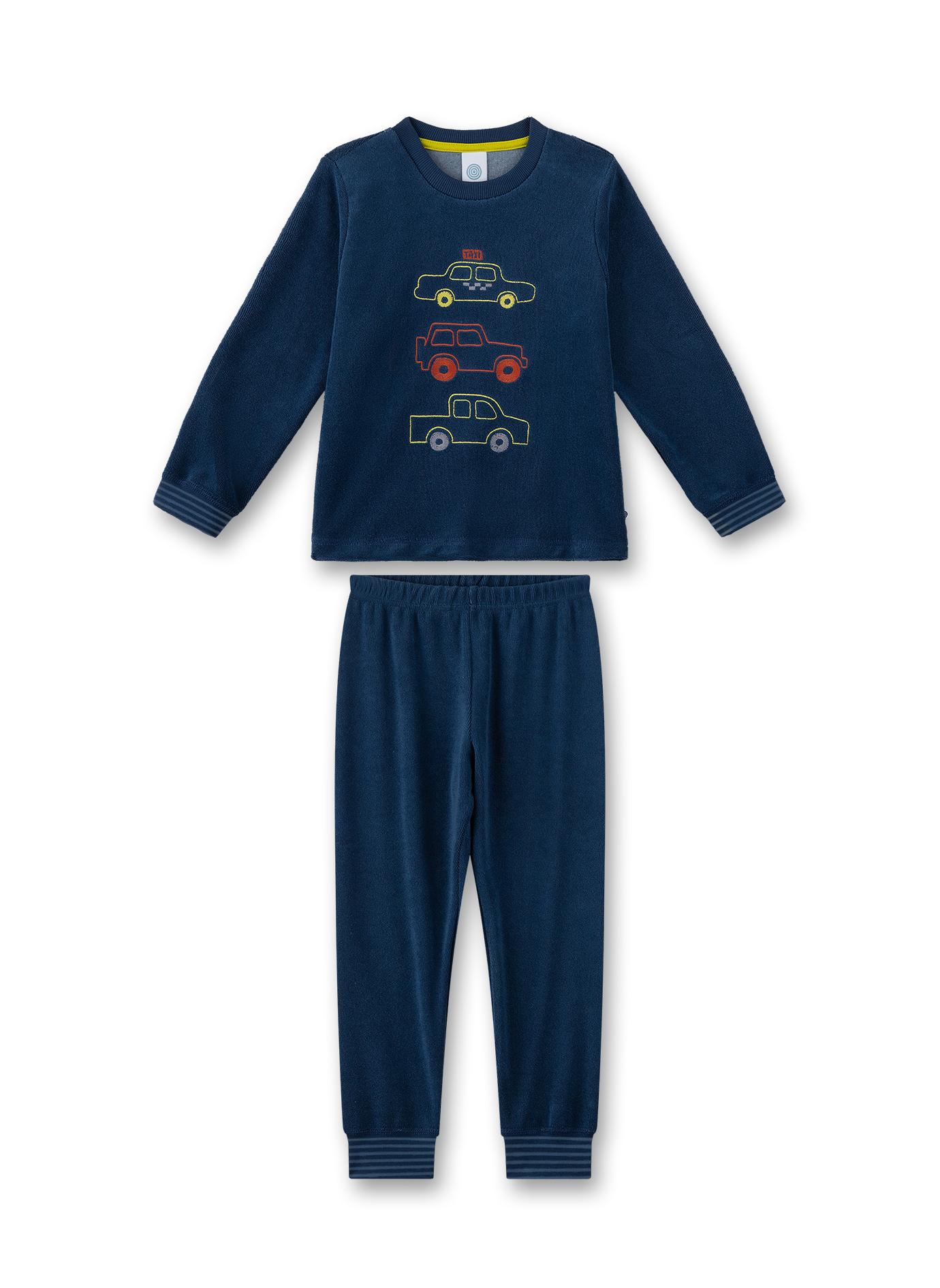 Schlafanzug lang 092 - Dark Denim