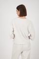 Sweatshirt mit Strasssteinen 46 - Oat Milk