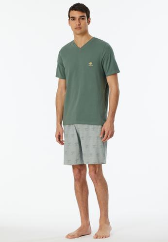 Schlafanzug kurz 52 - Khaki