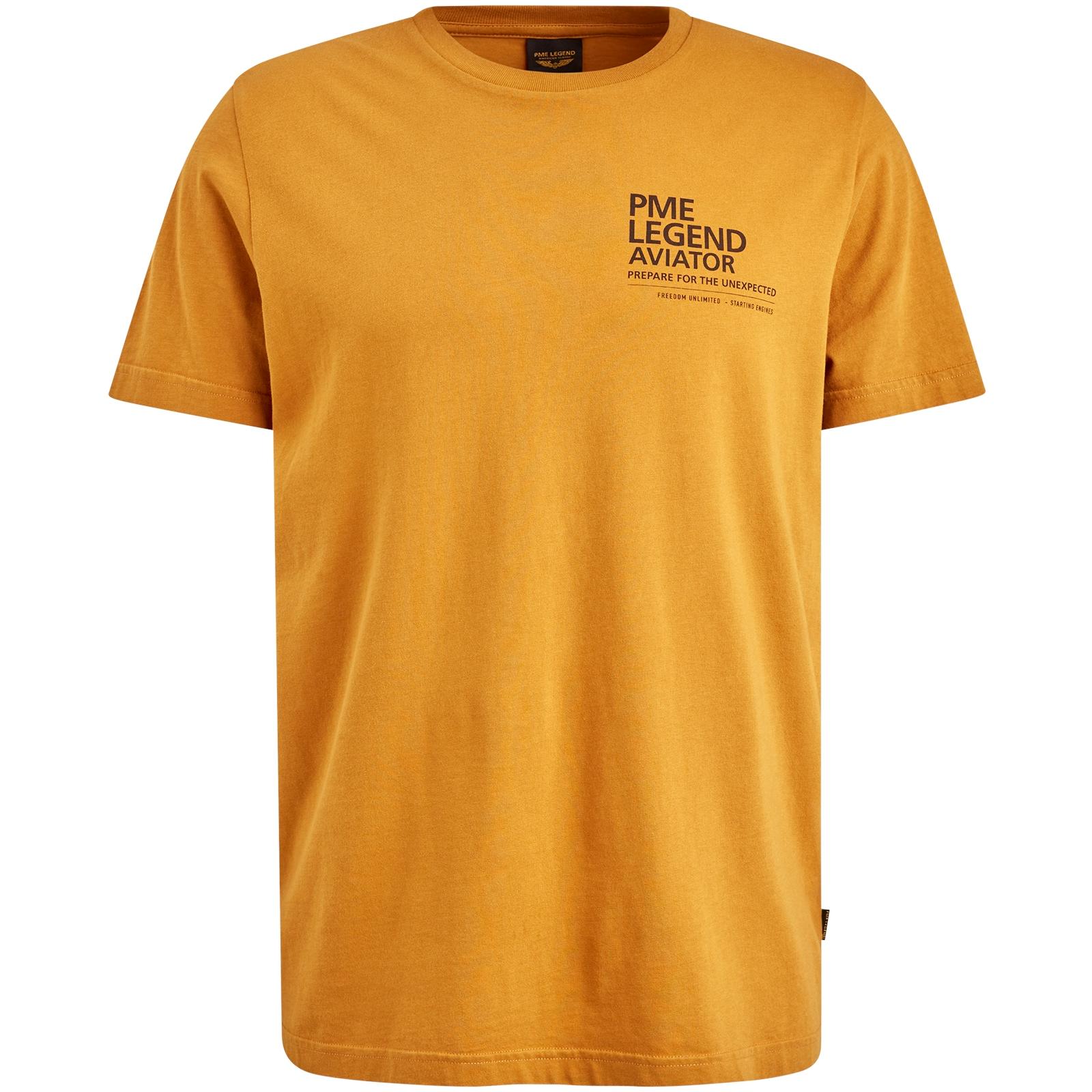 Short sleeve r-neck single jersey M Regular Fit - Buckthorne Brown