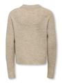 KOGCAMILLA O-NECK L/S PULLOVER KNT 134/140 Normal geschnitten - Pumice Stone