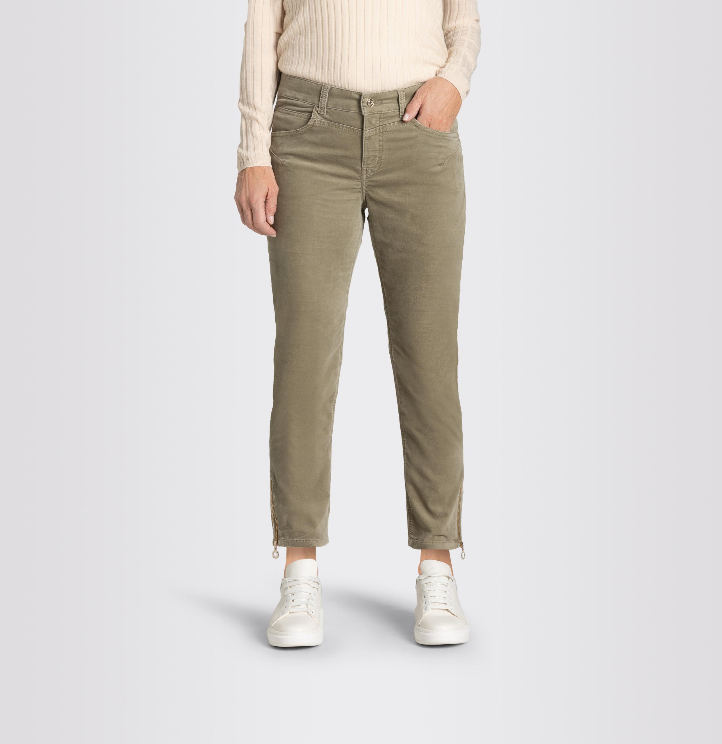 MAC JEANS - RICH SLIM chic velvet, Dream velvet 36/28 - Grün