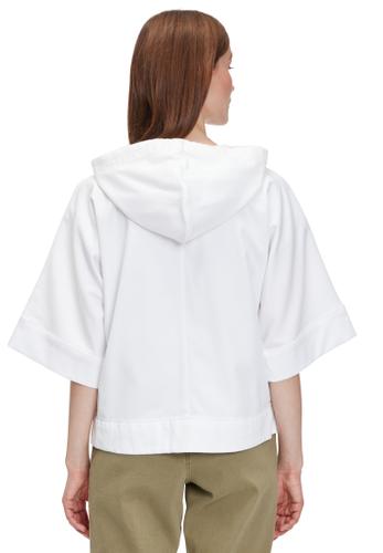 Casual-Jacke 44 Gerade - Rohweiß
