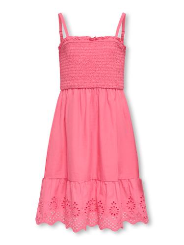 KOGLOU LIFE EMB SMOCK DRESS WVN