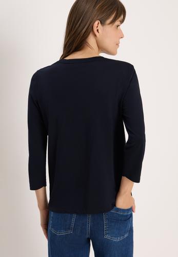 Shirt mit Schmucksteinen L - Urban Dark Blue