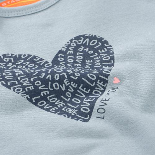 Sweatshirt mit Print 68 normal - Soft Mid Blue