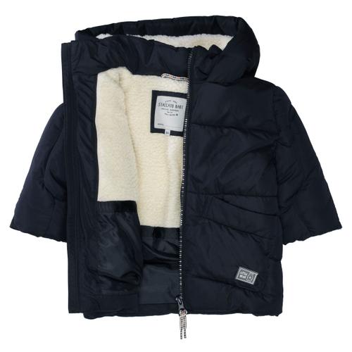 Jacke mit Wording auf der Kapuze 74 bequem - Deep Marine