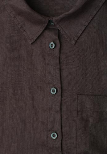 3/4-Arm Hemdbluse aus Leinen