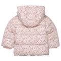 Steppjacke mit Kapuze 74 lässig geschnitten - Flower Aop