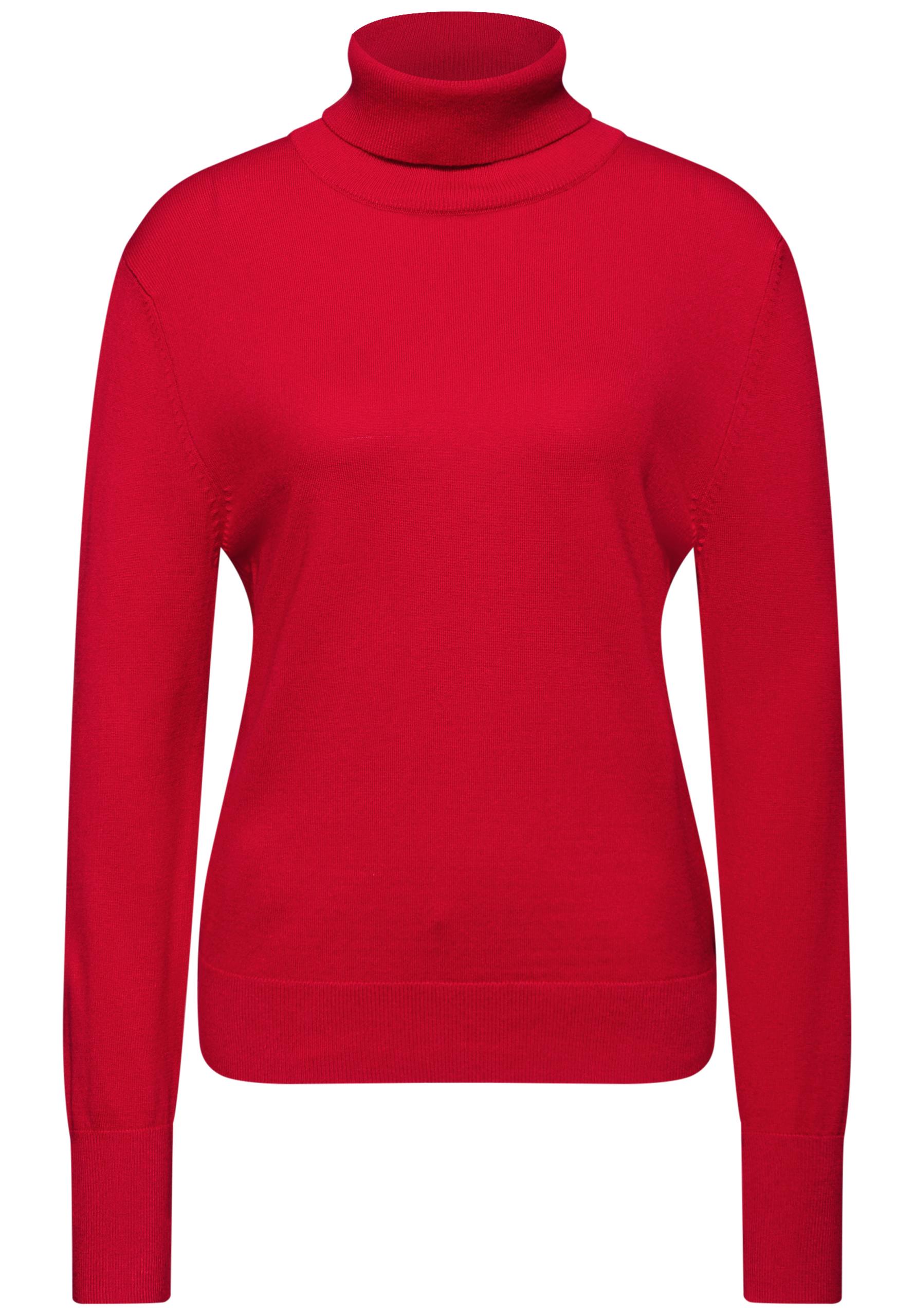 Rollkragenpullover 46 - Racing Red