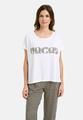 Boxy T-Shirt with inside print L - Black Print