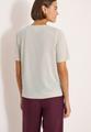 T-Shirt in Leinen-Optik mit Print
