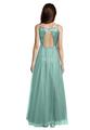 Abendkleid 36 Ausgestellt - Mint Leaf Green