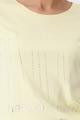 T-Shirt mit Strassschrift 36 - Mango Sorbet