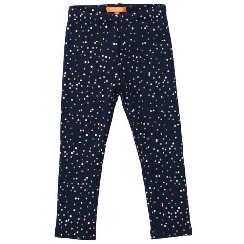 Thermoleggings mit Allover-Punkte-Print 116/122 normal - Marine Punkte