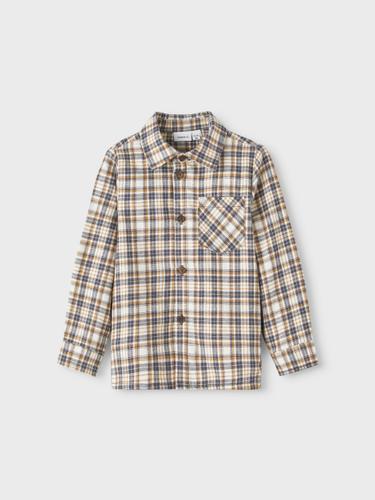 NMMRESOREN LS SHIRT 104 Normal geschnitten - Buttercream