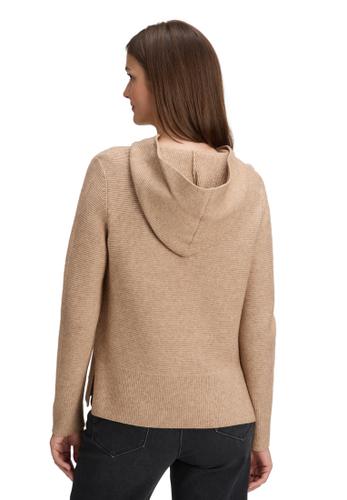 Strickpullover 40 Gerade - Camel Melange