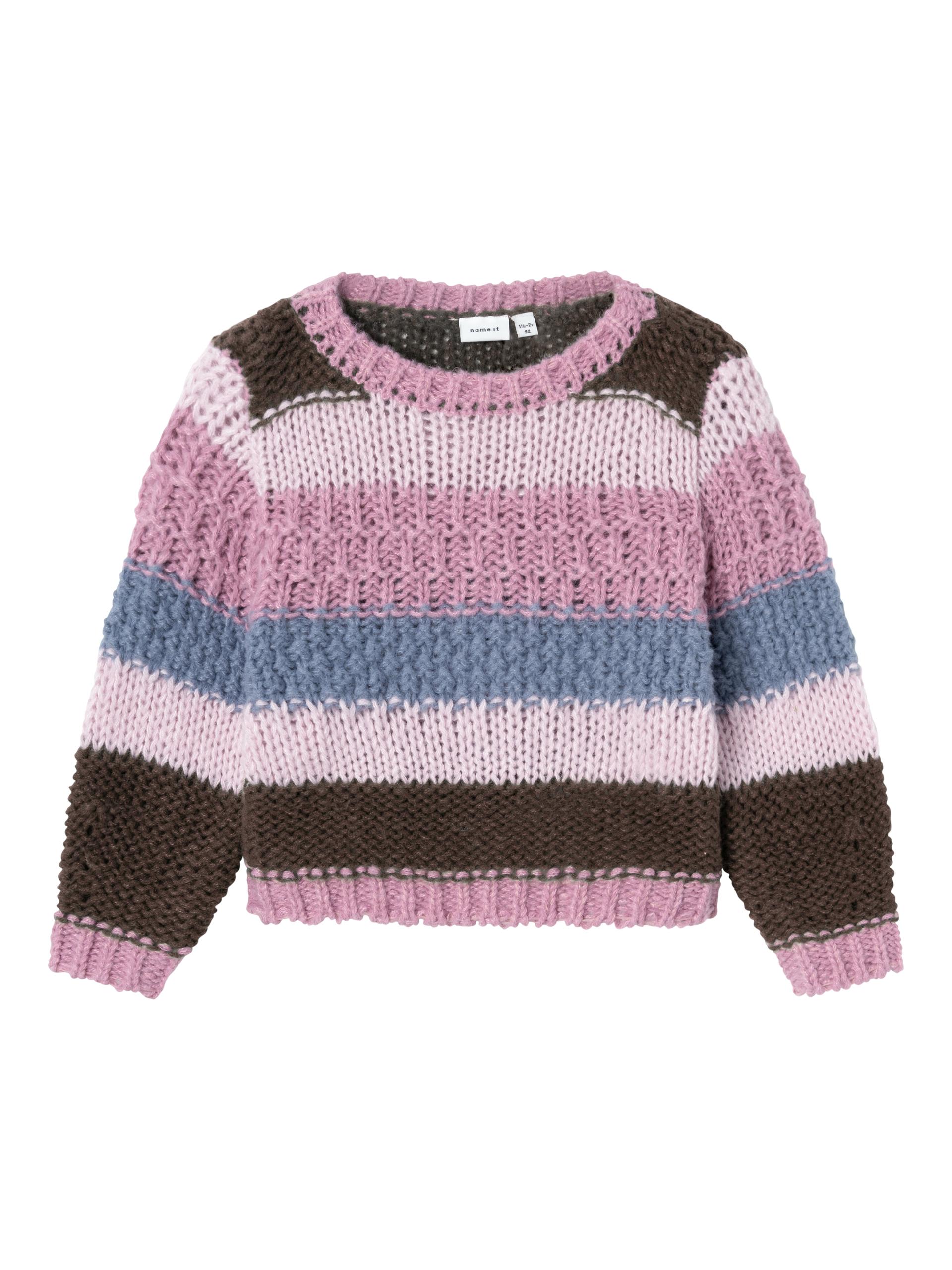NMFORONJA LS KNIT 92 Normal geschnitten - Mauve Orchid