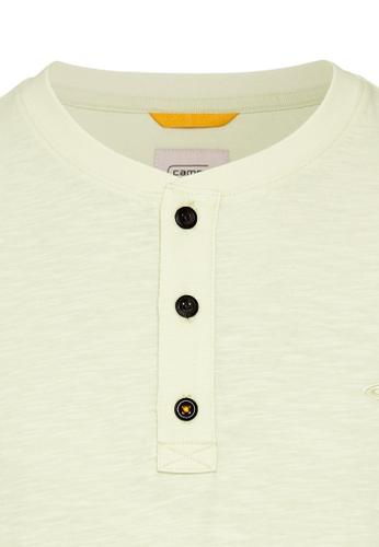 Kurzarm Henley aus Organic Cotton Grün 3XL