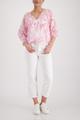 Bluse mit Blumenmuster 38 - French Rose Gemustert