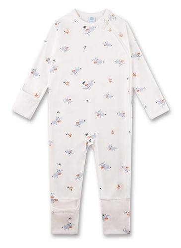 Strampler/Overall 080 - White Pebble