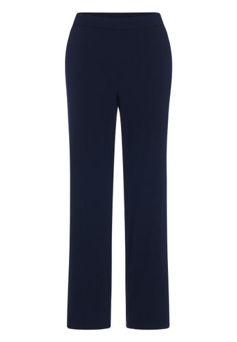 Wide leg Pants NOS mit Struktur-Effekt 40 - Ink