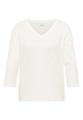 Basic V-Neck Shirt L - Vanilla White