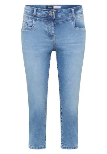 3/4 Slim Leg Jeans im Casual Fit 32/3/4 Hosen - Light Blue Washed