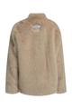 Short Fake Fur Jacket XS - Camel
