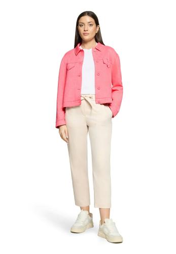 Kunstleder-Jacke 44 Lässig - Pink Lemonade