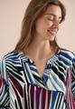 Knielanges Kleid mit grafischem Muster S - Palm Breeze Green