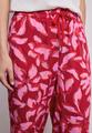 Wide Leg Hose im Loose Fit mit Print 38/7/8 Hosen - Salsa Red