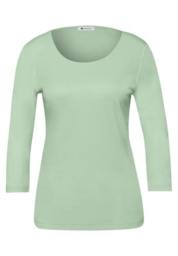 Basic Shirt mit blickdichter Front 40 - Pale Mint Green