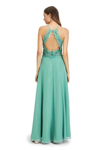 Abendkleid 34 Schwingend - Light Green