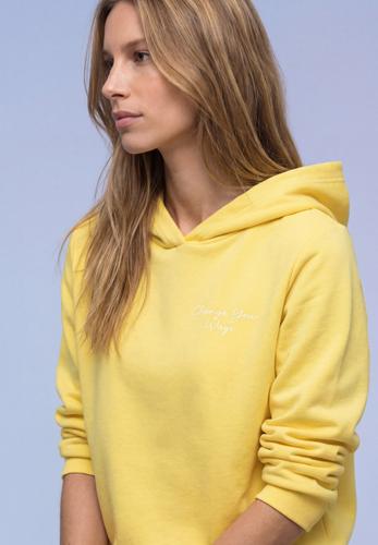 Hoodie mit Backprint 40 - Bloom Yellow