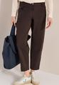 Mid Waist Barrel Leg Hose im Casual Fit 27/28 - Macchiato Brown